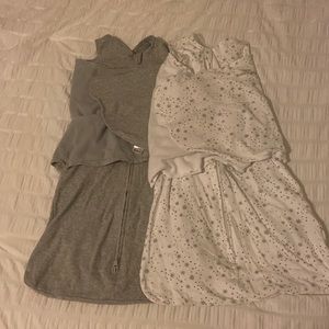 2 halo sleep sack + swaddles